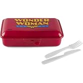 Excelsa Superheroes Wonder Woman Lunch Box Polypropylene Red 22 x 13 cm
