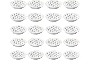 gotyou 20 sztuk okrągłych otworów wentylacyjnych 35 mm, kratka wentylacyjna ze stali nierdzewnej, okrągła kratka wentylacyjna ze stali nierdzewnej, otwory wentylacyjne ze stali nierdzewnej, do szafy,