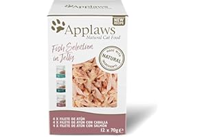 APPLAWS Kot na SELEC Ryba Żelatyna Multi 4X12X70GR