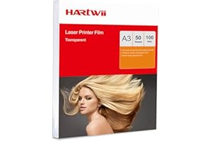 A3 Overhead Projector OHP Film -50 Sheets for Laser Copier Printing Hartwii