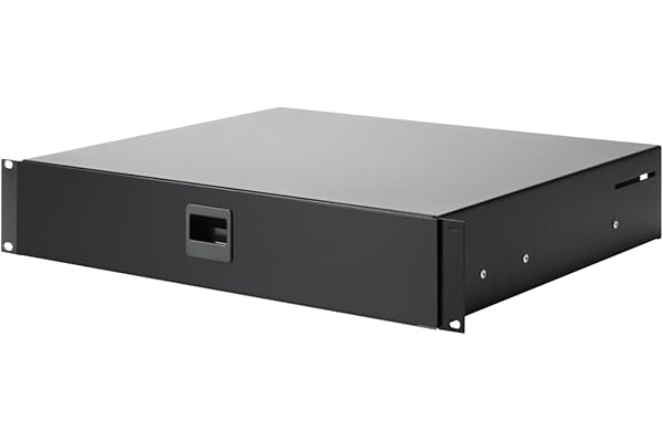 Adam Hall 19" Parts 87402 E - Tiroir Rackable acier 2 U