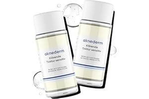 ‎AKNEDERM aknederm Tinktur sensitiv 100ml- sanfte porentiefe Hautreinigung & Desinfektion - reinigt besonders empfindliche unreine Haut porentief - Zink Gesichtswasser für trockene/sensible & unreine Haut