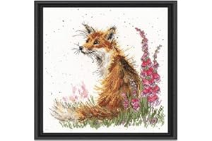 BOTHY THREADS THE HOME OF HAPPY STITCHING Bothy Threads Cross Stitch Kit - Wrendale Designs - Amongst The Foxgloves