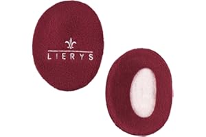 LIERYS Earbags Ohrenwärmer Damen Herren Fleece Gefüttert Schutz vor Wind Kälte Ohrenschützer 3 Größen Herbst Winter