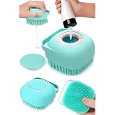 Busstier Şampuan Hazneli Silikon Banyo Lifi Peeling Etkili Masaj Fır&ccedil;ası Derinlemesine Temizlik ve &Ouml;l&uuml; Deri Arındırma İ&ccedil;in Pr