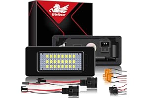 ‎WINPOWER WinPower Fehlerfrei LED Lizenz Kennzeichenbeleuchtung Montage Bright Weiß Lampen Leuchtmittel, 2 Stücke