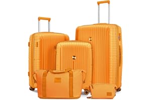 Joyway Juego de Maletas, 3 Piezas Set Trolley de Viaje, Equipaje Mano Cabina de PP, con TSA Cerradura y Ruedas Multiángulo Spinner -20/24/28 Pulgadas