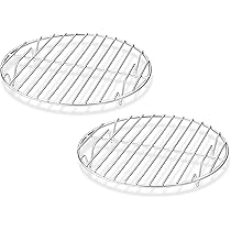 Grilles Refroidissement Gâteau 2 Pièces - Acier Inoxydable - Ø19cm - Pour Four & Cuisson