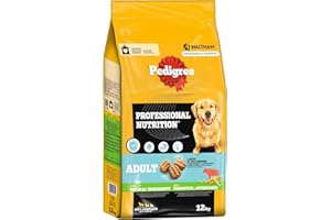 Pedigree Professional Nutrition sucha karma dla dorosłych psów z wołowiną i warzywami, 12 kg