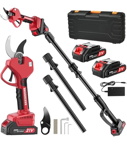 Elektrische snoeischaar, 30 mm, 2-in-1, telescopisch, compatibel met Makita-batterijen, snoeischaar, maximaal bereik tot 4,5 m, draadloos (zonder batterij