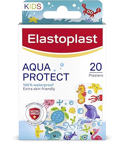 60 Pack Kids Plasters (Band-Aids) - Fun Designs, Breathable, Assorted Sizes & Shapes