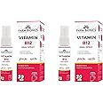 FARM BIONICS Vitamin B12 Oral Spray, 30Ml | 100% Vegetarian | Sugar Free | Gluten Free | Immunity Booster Spray For Men & Women | Pocket Friendly (Mango, Pack of 2), Drop