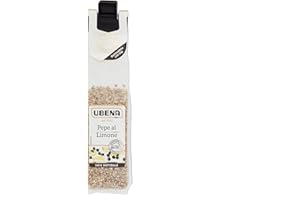 UBENA, Pepe al Limone, Ideale per Piatti a Base di Pesce e Verdure, Formato Clip Sachet da 40 gr