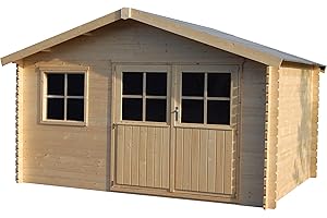 DECOR ET JARDIN Décor et Jardin Deva - Casetta da giardino in legno, 4 x 3
