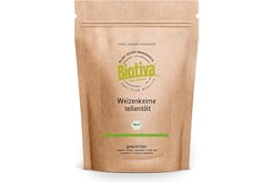 BIOTIVA Germe di grano biologico 250g - qualità biologica - confezionato in Germania (DE-ÖKO-005)