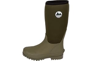 Lakeland Active Women's Rydal Neoprene Insulated Rubber Mucker & Yard Wellington Boots Warm Lined Fully Knee High Waterproof Wellies in Black, Moss Green, Navy Blue & Plum