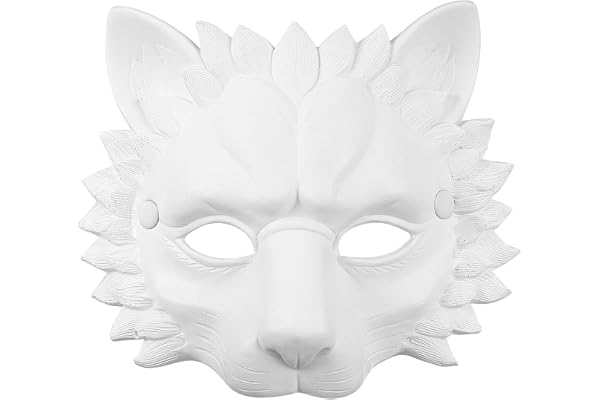 Vaguelly 3d-lejonmask Halloween-lejonmaskdekoration Bekväm Och Andningsbar För Vuxna