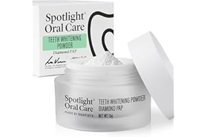 Spotlight Oral Care Teeth Whitening Powder - Made by Dentists | PAP+, Hydroxyapatite & Diamond Powder | Non-Abrasive & Enamel-Safe | Suitable for Sensitive Teeth & Dental Work | Instant Whitening