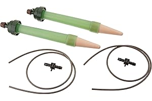 Sustainable Village Tropf-Blumat 33000 Maxi-Sensoren Blumat Karotten für automatische Bewässerung, 22,9 cm, 2er Pack, Schwarz