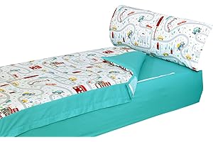 Montse Interiors, S.L. Saco nórdico Estampado con Cremallera y Bajera Ajustable (Cars., para Cama de 90x190/200)