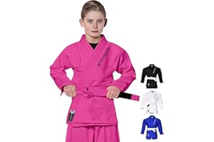 Starpro - Evolve Niños Preencogido Premium Jiu Jitsu, BJJ Gi - Muchos tamaños y Colores - Jujitsu Gi, Light BJJ Gi, Jiu Jitsu Gi, Juijitsu Gi, BJJ Gi, Júnior BJJ Gi