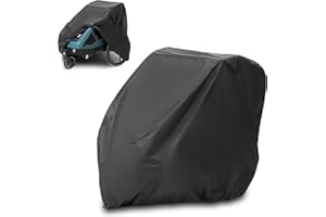 ‎ZAMBOO Zamboo Abdeckung für Fahrradanhänger | Universal Faltgarage für Anhänger (kompatibel mit Thule, Croozer, Qeridoo, Tiggo UVM.) | wasserdichte Plane mit Tasche und Öffnung für Fahrrad-Schloss - Schwarz