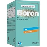 TABVITAMINS Boron 120 Bitkisel Kaps&uuml;l Bor 3 mg Vitamin B2