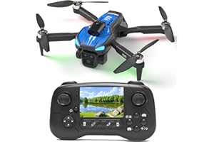 ‎GOVOGORC F179 Drohne mit 1080P Kamera und 2,8'' LCD Bildschirm, Bürstenlosen Motoren, Hindernisvermeidung, WiFi-FPV, 3D-Flip, Elektrischem 90°-Objektiv, Faltbarer Drohne für Erwachsene/Anfänger