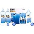 ReNu Advanced Contact Solution 3 X 360ml - For Soft Contact Lenses for Comfortable Wear - Gentle on Sensitive Eyes - Clean, Disinfect, Remove Protein, Condition, Store your Lenses - Lens Case Included