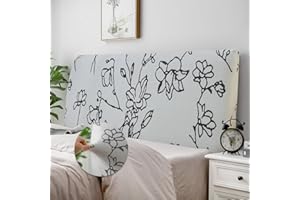 MUMOHO Bed Headboard Slipcover Stretch Bed Headboard Cover for Small Double Bed All-Inclusive Cloud velvet Headboard Protector Cover