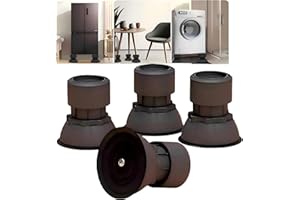 LEMAVI Universal Schwingungsdämpfer für Waschmaschinen & Trockner - anti Vibrationsdämpfer - Ersatzteile, Zubehör für Bosch, Privileg, AEG, Siemens -10-12 cm verstellbar Vibration Dämpfer Pads