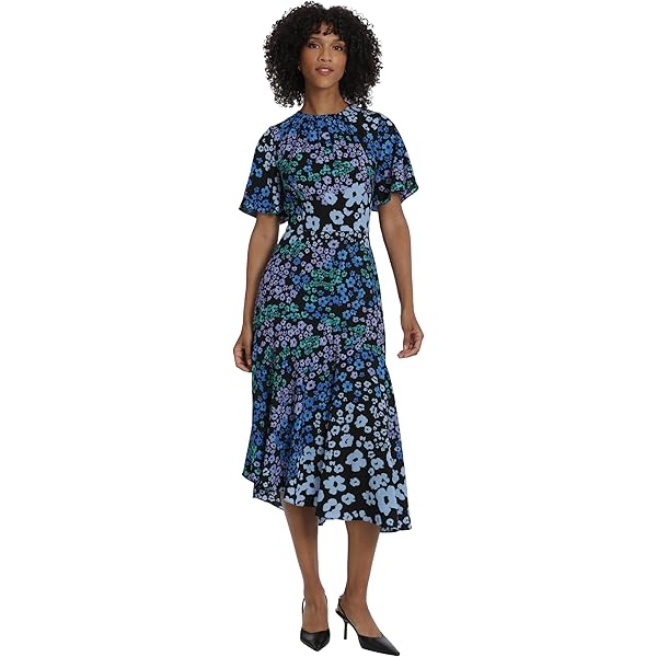 Maggy London Women's Garden Embroidered Mesh Halter Midi Dress-Perfect for  Wedding Guest & Special Occasions, Red/Pink, 6 : Buy Online at Best Price in  KSA - Souq is now Amazon.sa: Fashion