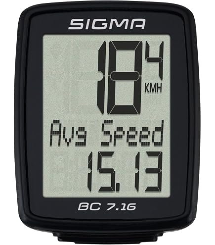 SIGMA SPORT BC 10.0 WL | kabelloser Fahrradcomputer mit zahlreichen Funktionen