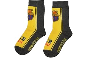 Calcetines FC Barcelona FCB 100% oficiales para niños | Messi Suarez Neymar