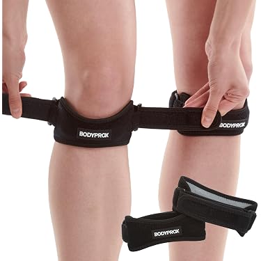 Ginocchiera Kuangmi Con Stabilizzatore In Silicone E Molle, Per Menisco E Tendini, Ideale Per Sport Intensi