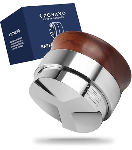 Tamper Café 51mm Tampon à Café Professionnel - Poignée Ergonomique En Bois - Pour Espresso Parfait Tampon Café 51mm Poignée Bois