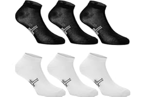 LANCETTI - 6 Paia Calzini Corti Sneaker per Uomo o Donna, Fantasmini in Cotone Filo di Scozia