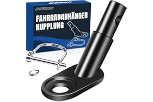 COICER Raccord de Remorque à Vélo, Adaptateur Remorqu à Chien pour Vélo avec Goupille de Sécurité, pour Enfants à Vélo