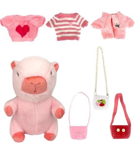 Peluche De Capibara De 25 Cm – Suave Y Realista, Ideal Para Abrazar, Decorar O Regalar A Niños Y Niñas En Cualquier Ocasión