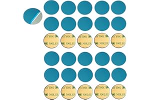 MOJOTIC Metallplättchen Selbstklebend, Metallplatte für Magnete, Handy Magnetplatte, Aukey Magnet, Metallplättchen, Kompatibel mit Magnete Handy Halterung, Sehr Dünn Metallplatte, Silber (30 Stück