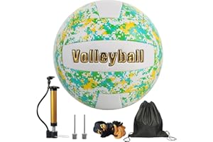 DRSUMLF Pallavolo ufficiale taglia 5, kit da pallavolo, pallavolo, pallavolo, pallavolo, pallavolo, piscina, pallavolo, per interni ed esterni, spiaggia, attrezzatura da allenamento, pallavolo,