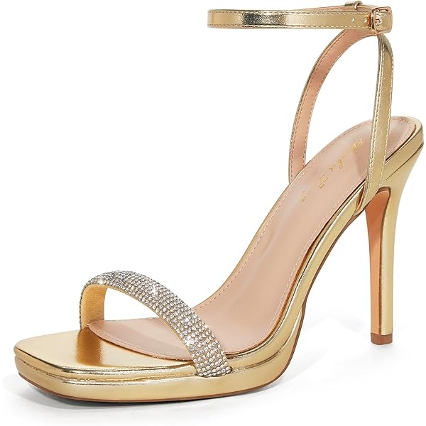 Sandales De Soirée à Talons Et Bijoux En Cristal Cleo -4 Blanc - Chaussures