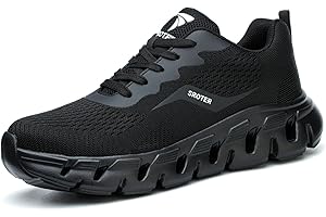 HEOAARG Arbeitsschuhe Herren Damen Sicherheitsschuhe mit Stahlkappe,Arbeitsschuhe Leicht Safety Shoes Atmungsaktiv Stahlkappenschuhe Sneakers