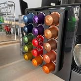 Nespresso Uyumlu Kahve Kaps&uuml;l Standı, Mutfak D&uuml;zenleyici, Siyah Mat