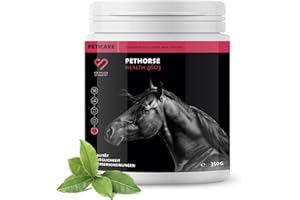 Peticare Mélange Vital Senior Poudre pour Chevaux | Stimule Vitalité & Mobilité chez les Seniors | Ingrédients Végétaux, avec L-Leucine, MSM | Pour Chevaux Seniors & Poneys Âgés | petHorse Health 4603