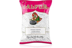 JALPUR Millers Premium Potato Starch (Farina Flour) 100g – Ideal for Thickening Soups, Sauces & Gravies – High-Temperature Tolerance, Non-GMO, Natural White Powder, Perfect for Baking & Frying