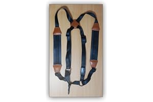 Imbracatura per sax alto, baritono (universale), sassofono contralto, sax tenore. Imbracatura in pelle Soundman®. Tracolla deluxe per sassofono – (Taglia: XL)