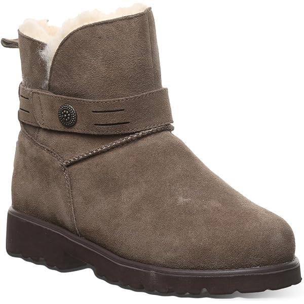 Jambu Women's Betsy Waterproof Ankle Boots - Whiskey Brown, Size 7.5, Memory Foam & All-Terrain Traction