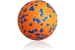 FONPOO Palla per Cani Super Stretch, Giochi per Cani Grandi Resistenti, Cani di Piccola e Media Taglia Regalo Interattivo per Cane (Orange 2)