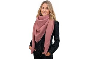 Scandi Linen Musselin Tuch Damen, Musselintuch, Schal, Halstuch